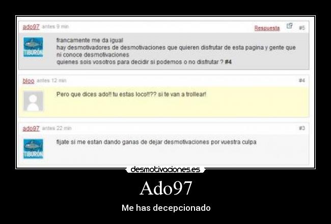 Ado97 - Me has decepcionado