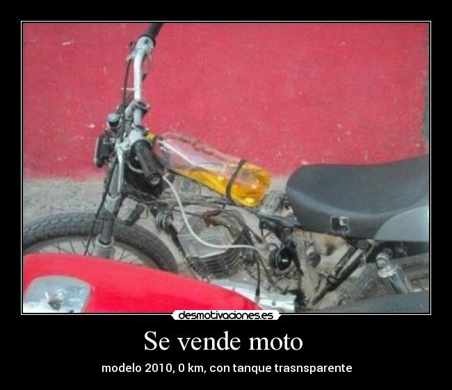 Se vende moto -