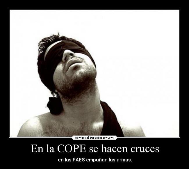 En la COPE se hacen cruces - 