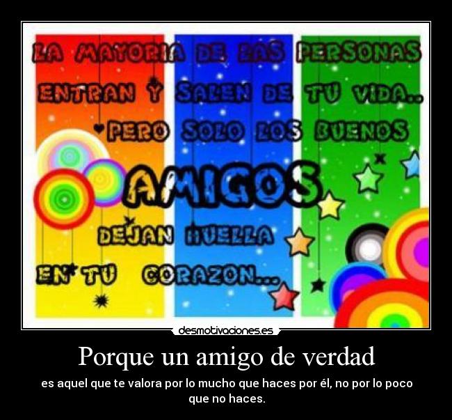 Porque un amigo de verdad - 