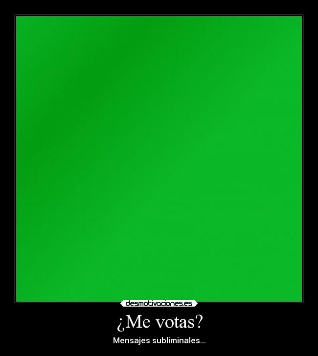 ¿Me votas? - 