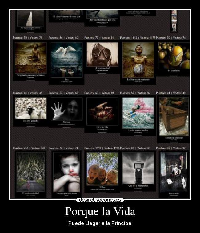 Porque la Vida - Puede Llegar a la Principal