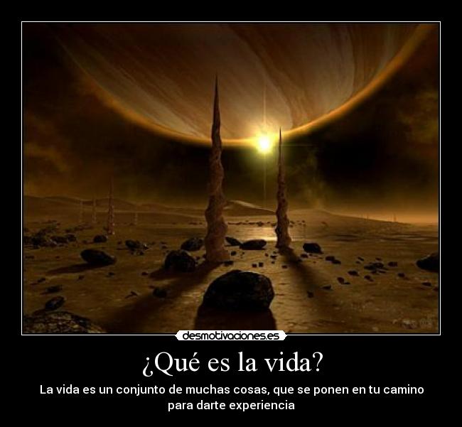 ¿Qué es la vida? - 