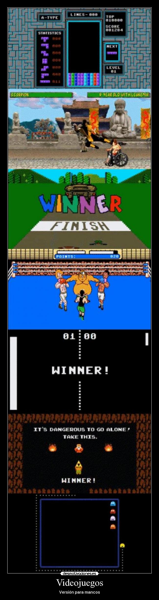 Videojuegos - Versión para mancos