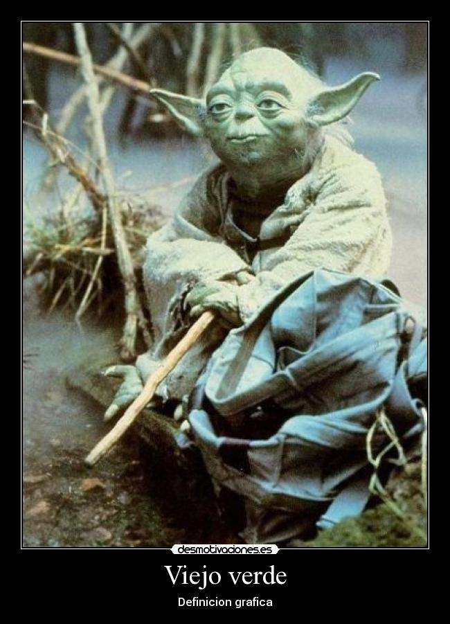 Viejo verde - Definicion grafica