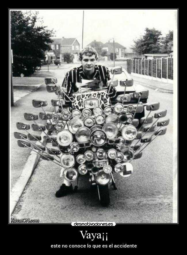 Vaya¡¡ - este no conoce lo que es el accidente