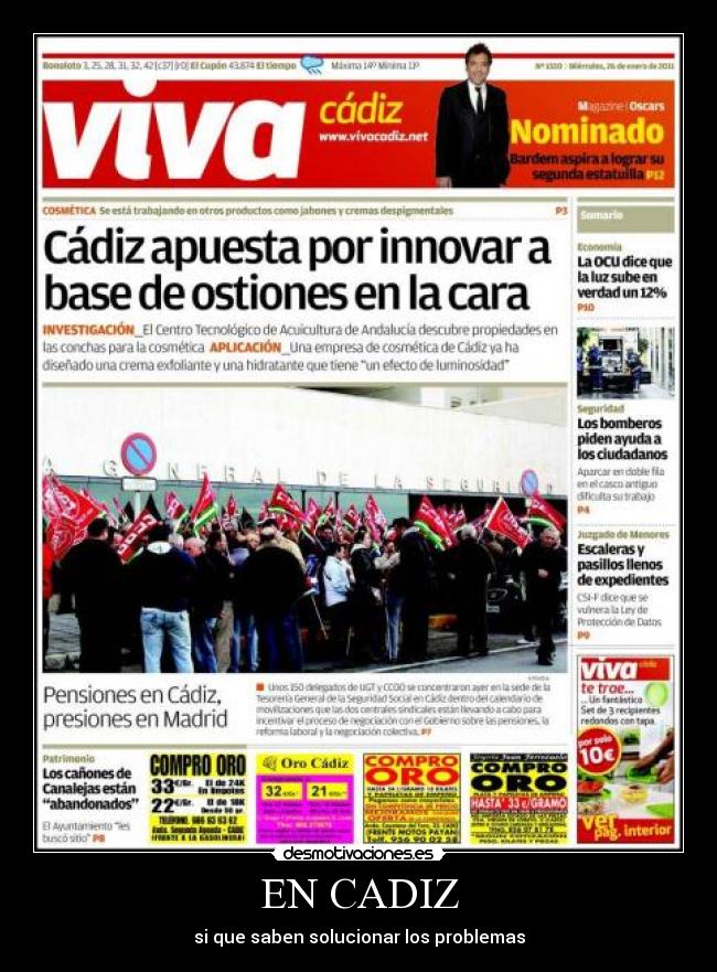 EN CADIZ - si que saben solucionar los problemas