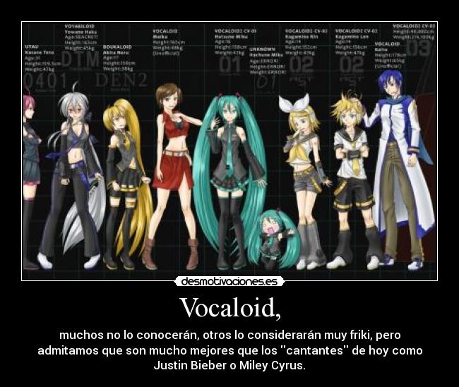 Vocaloid, -