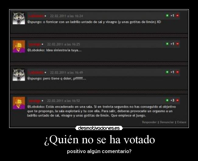 ¿Quién no se ha votado - 