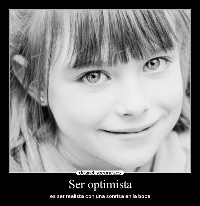 Ser optimista -