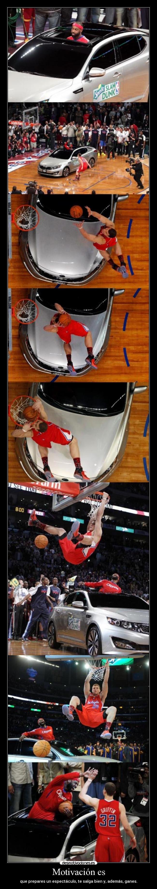 Motivación es - que prepares un espectáculo, te salga bien y, además, ganes.