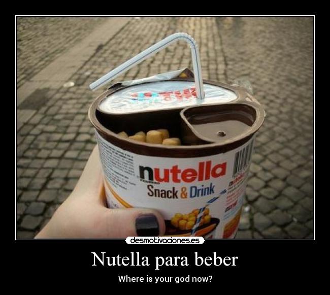 Nutella para beber -