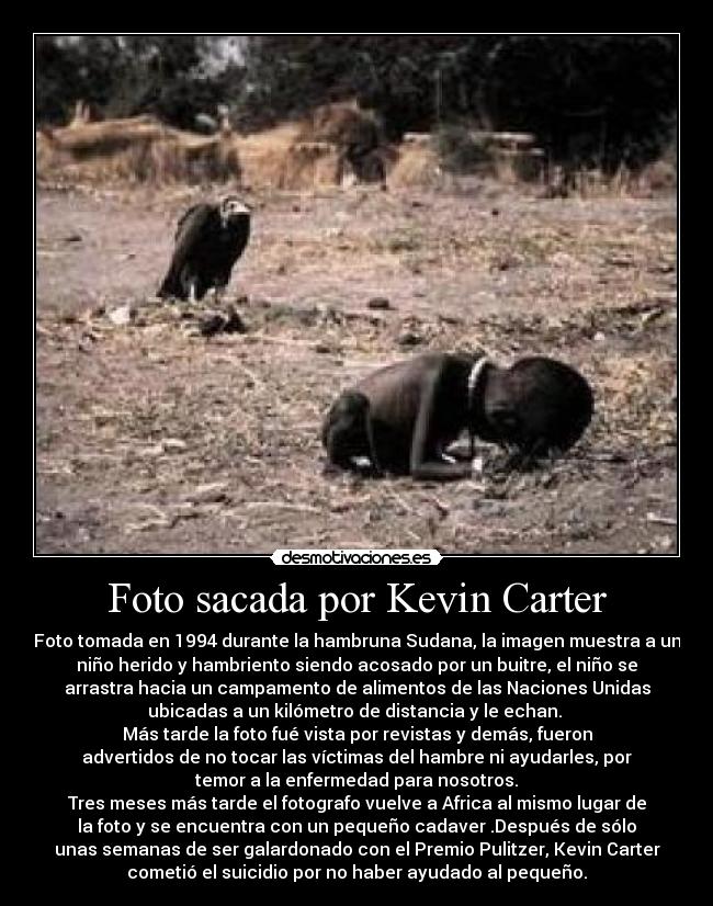 Foto sacada por Kevin Carter - 