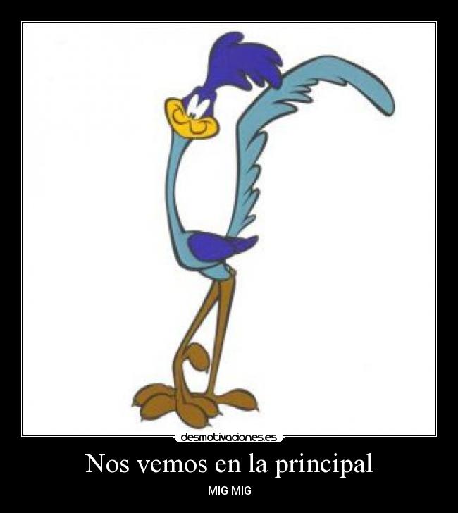 Nos vemos en la principal -