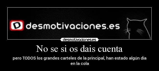 No se si os dais cuenta -