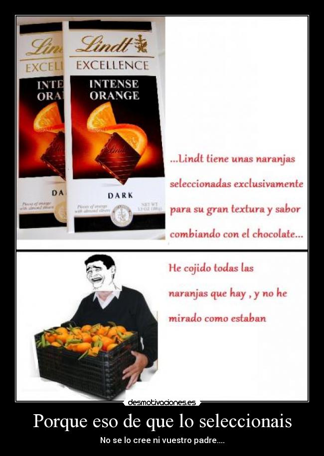 Porque eso de que lo seleccionais -