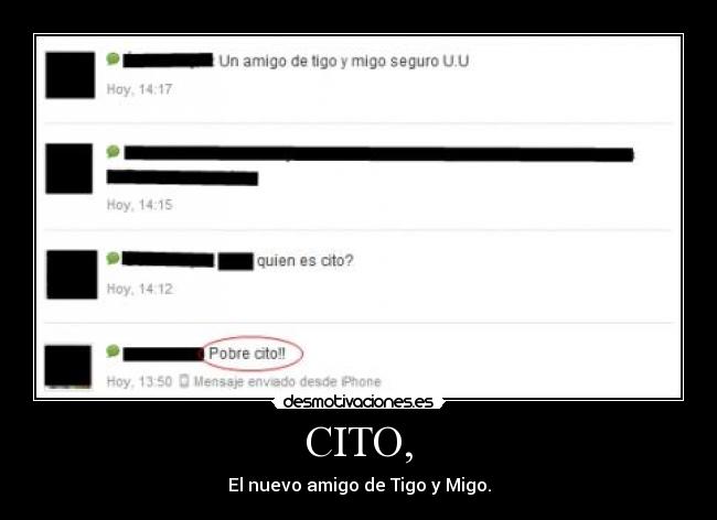 CITO, - El nuevo amigo de Tigo y Migo.