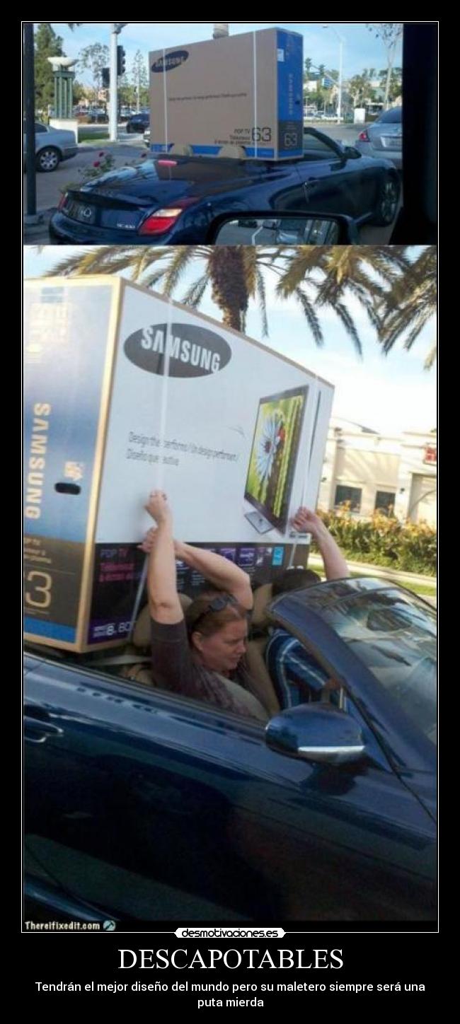 DESCAPOTABLES - Tendrán el mejor diseño del mundo pero su maletero siempre será una puta mierda