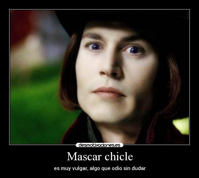 Mascar chicle - 