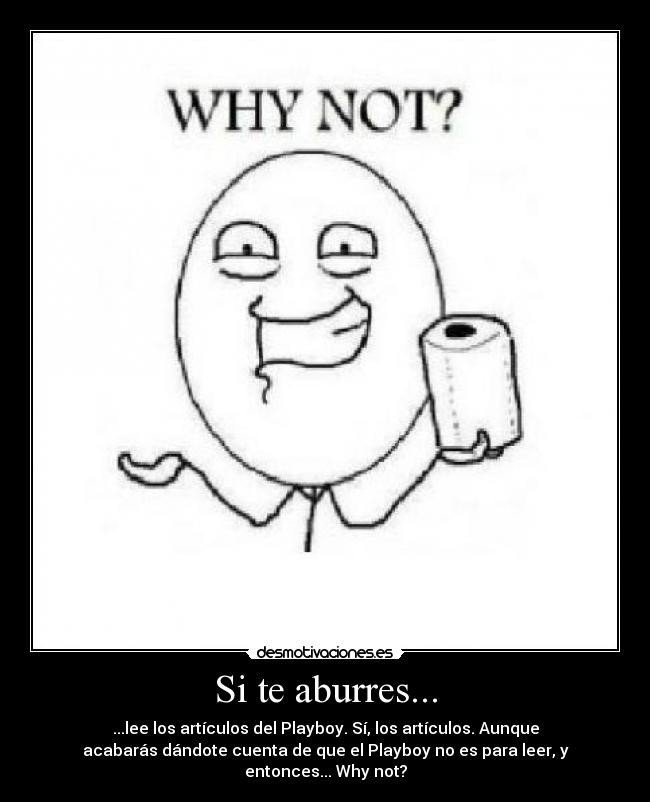 Si te aburres... - 