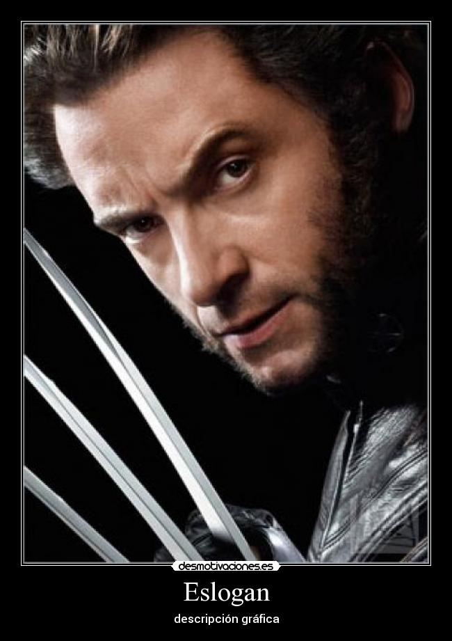 Eslogan - descripción gráfica