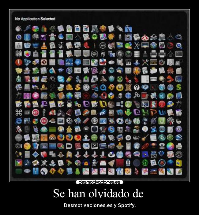 Se han olvidado de  - 