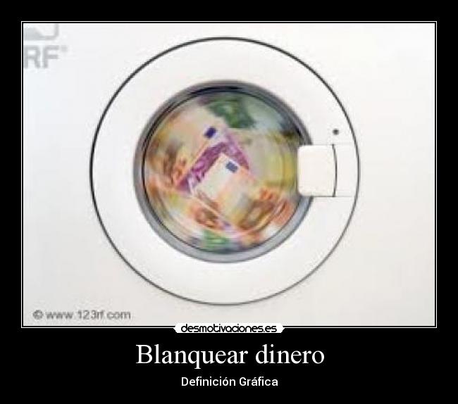 Blanquear dinero - Definición Gráfica
