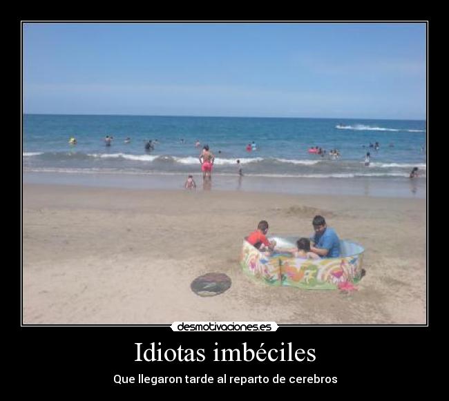 Idiotas imbéciles -