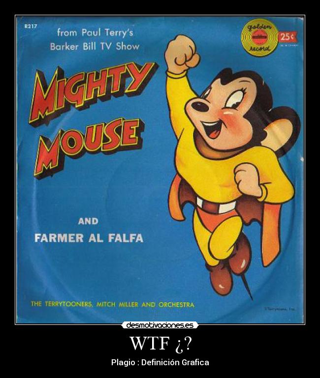 WTF ¿? - Plagio : Definición Grafica