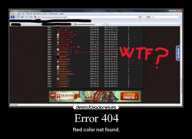 Error 404 -