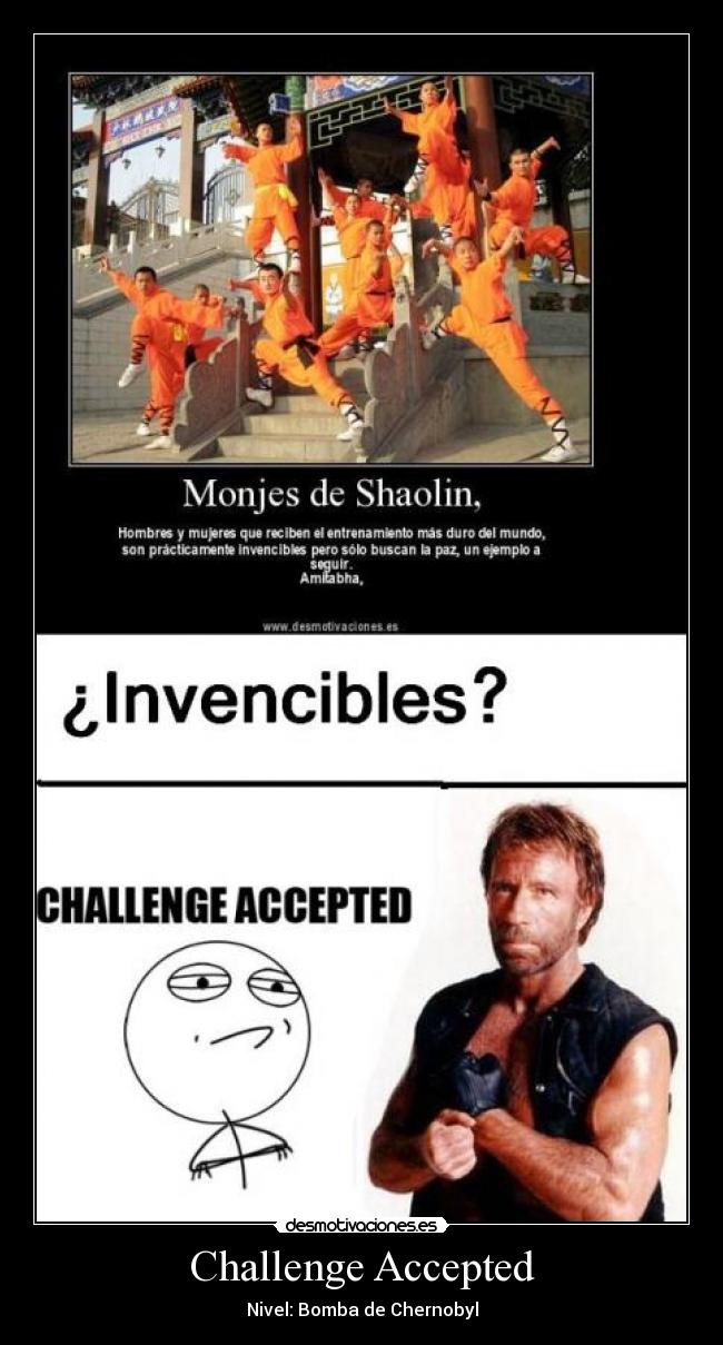 Challenge Accepted - Nivel: Bomba de Chernobyl