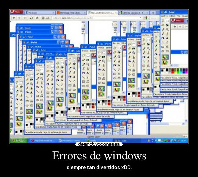 Errores de windows - siempre tan divertidos xDD.