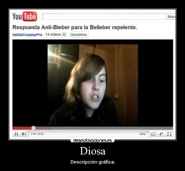 Diosa - Descripción gráfica.