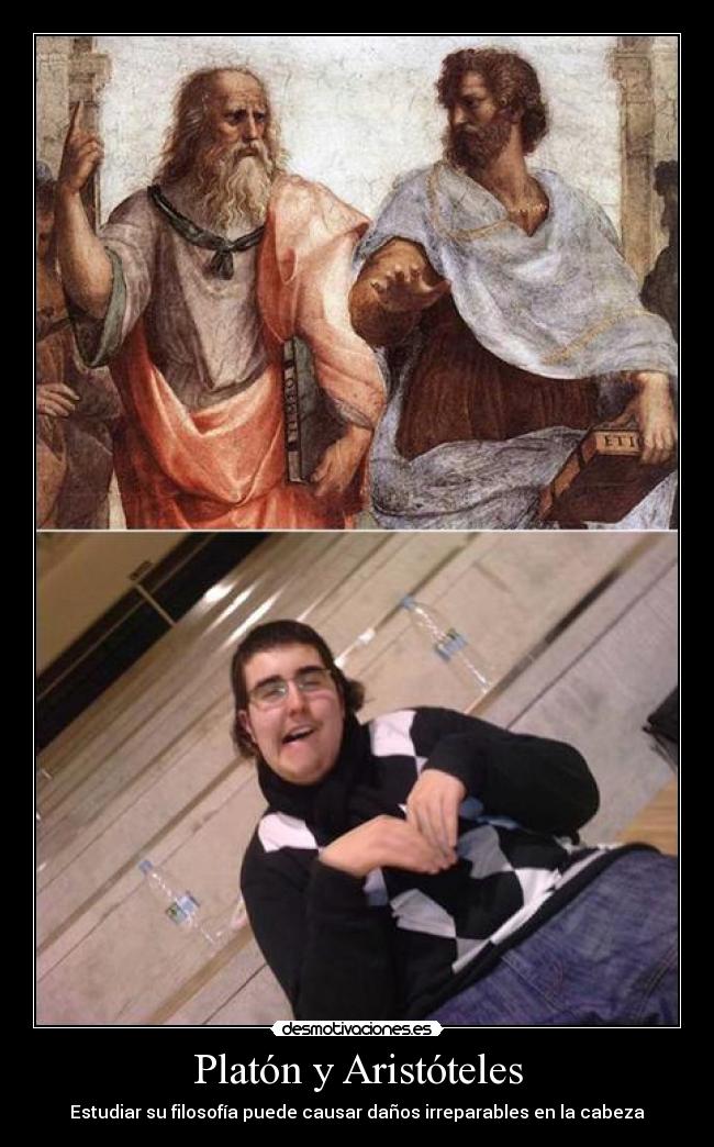 Platón y Aristóteles -