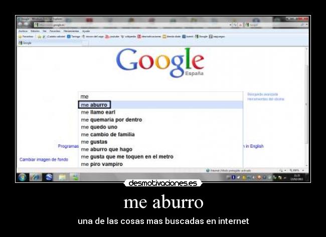 me aburro - 