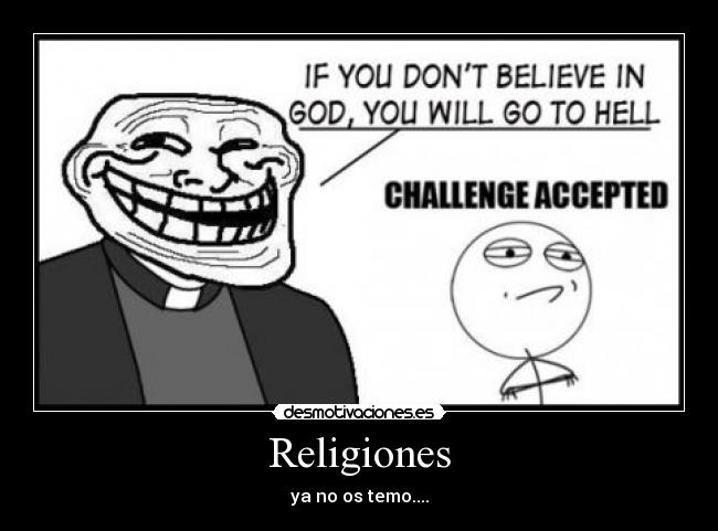 carteles religion desmotivaciones
