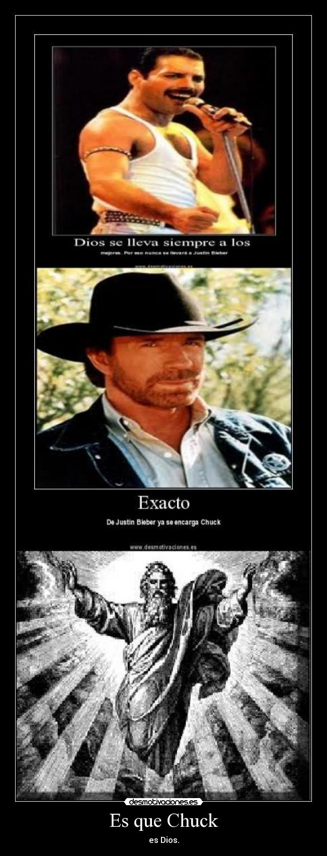 carteles dios chuck norris desmotivaciones