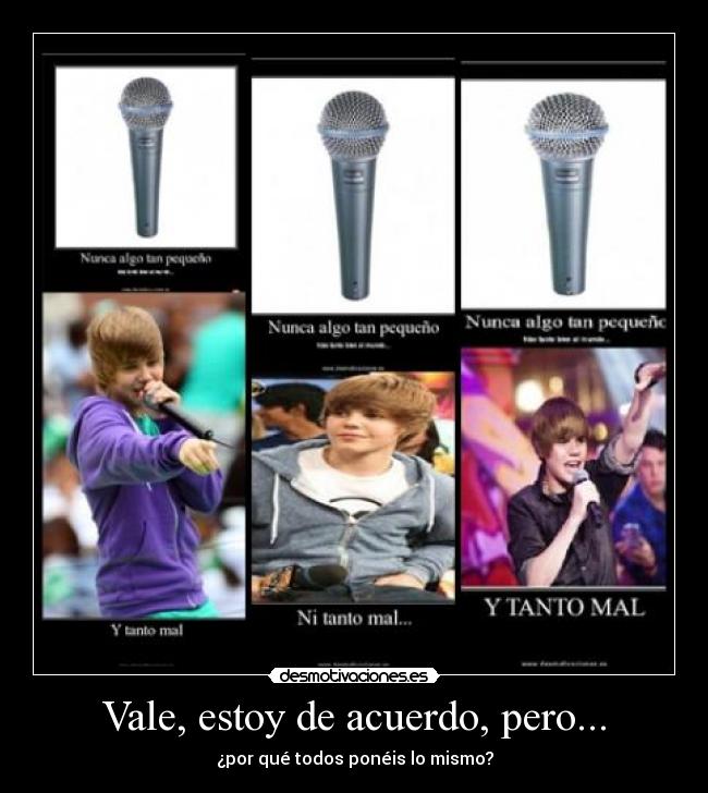 Vale, estoy de acuerdo, pero... - 