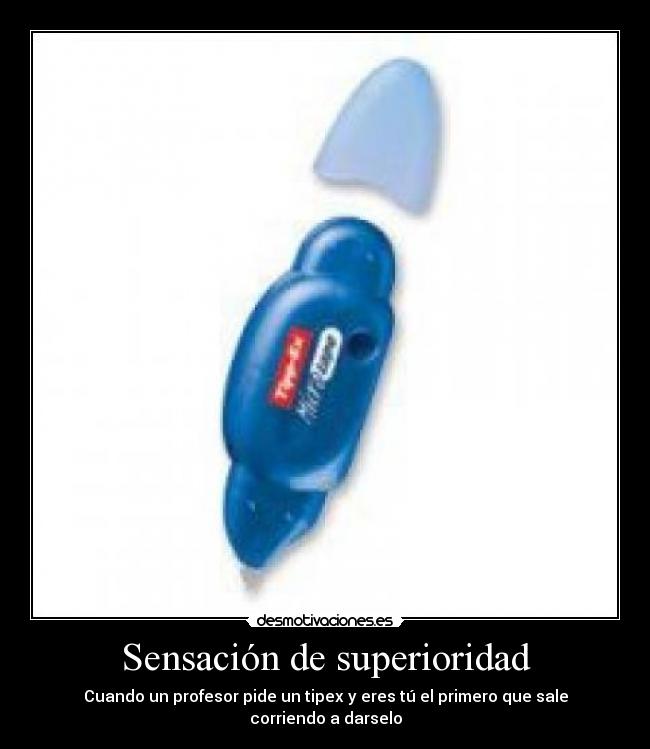 Sensación de superioridad -