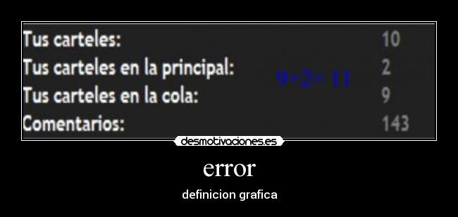 error - 