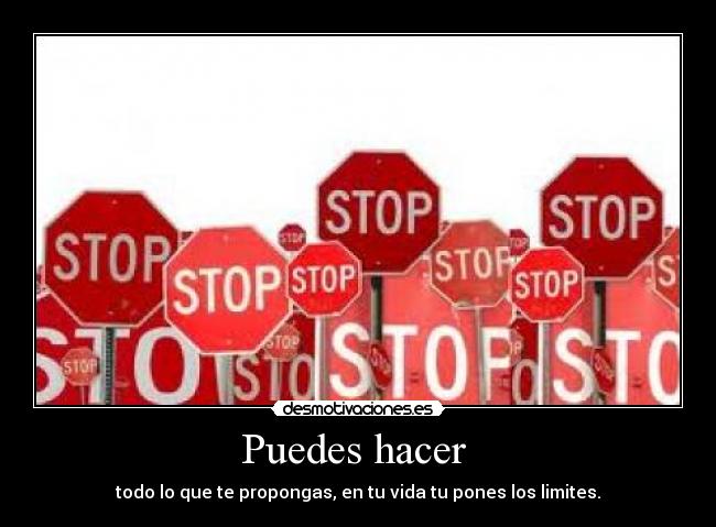 Puedes hacer -