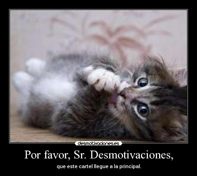 Por favor, Sr. Desmotivaciones, - 