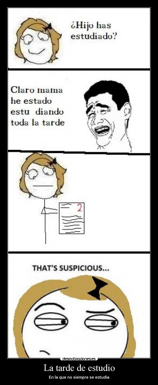 La tarde de estudio - En la que no siempre se estudia