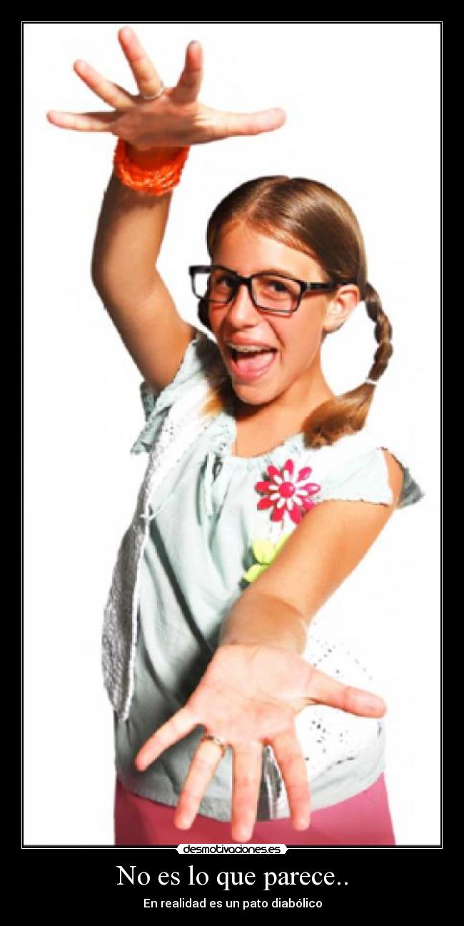 No es lo que parece.. - En realidad es un pato diabólico