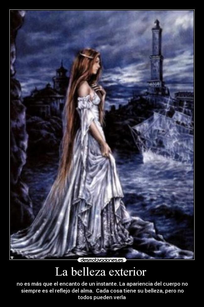 La belleza exterior -