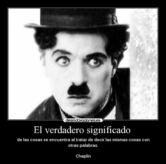 El verdadero significado  - 