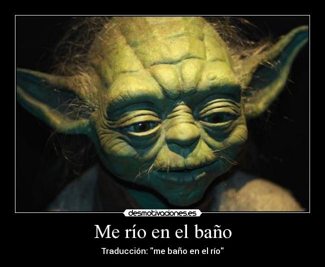 Me río en el baño -
