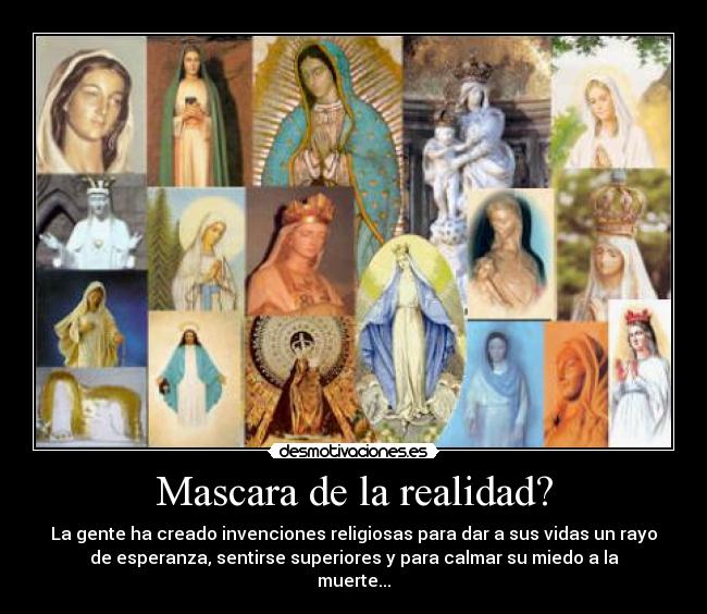 Mascara de la realidad? -