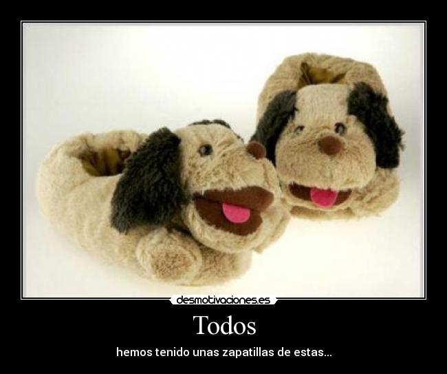 Todos - hemos tenido unas zapatillas de estas...