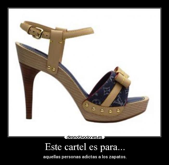 Este cartel es para... -